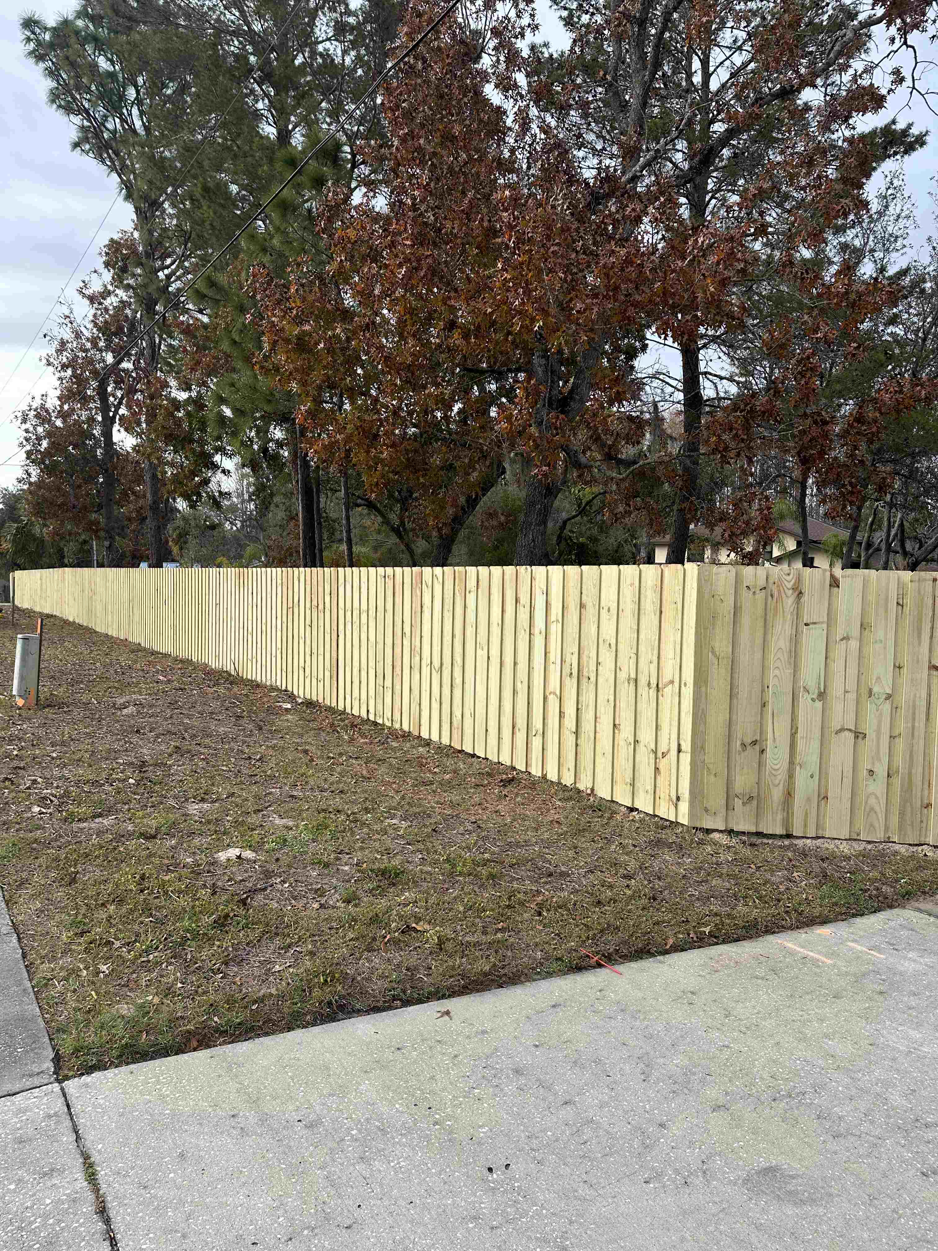 Chain link fence project